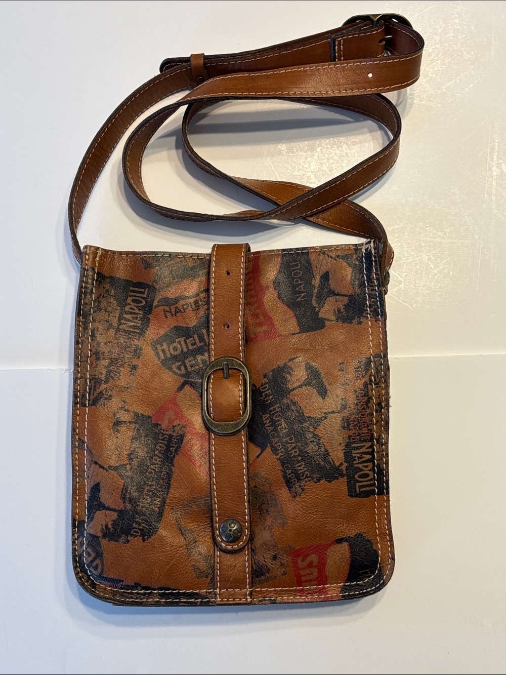 Patricia Nash Venizia "Old World Traveler" Crossbody Bag